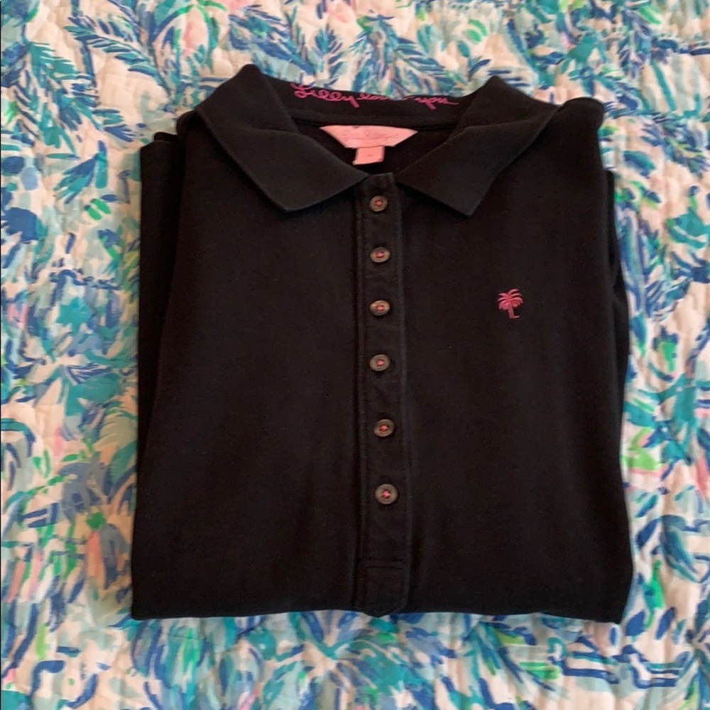 Long sleeve polo